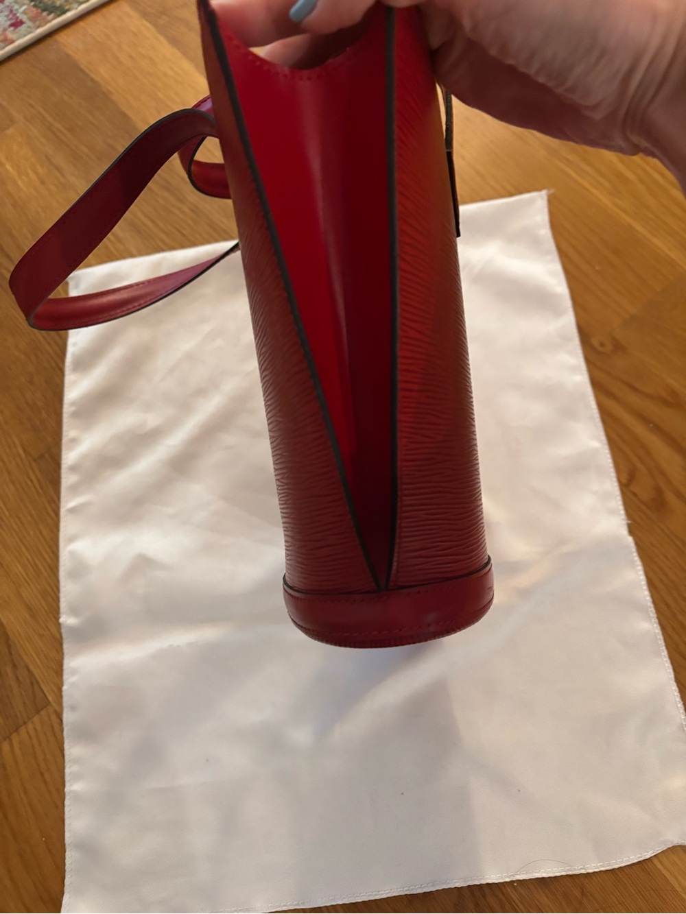 Louis Vuitton Vintage Red Epi Leather St Jacques PM - Picture 6 of 10